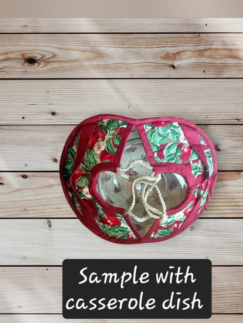 Vintage Pie Holder | Pot Luck Tote | Hot Plate Holder